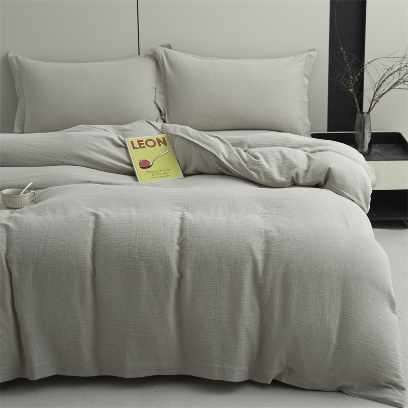 Dvojvrstvová gáza zo 100 % bavlnenej tkaniny Super mäkká posteľná bielizeň Dvojvrstvová gáza zo 100 % bavlnenej tkaniny Super mäkká posteľná bielizeň