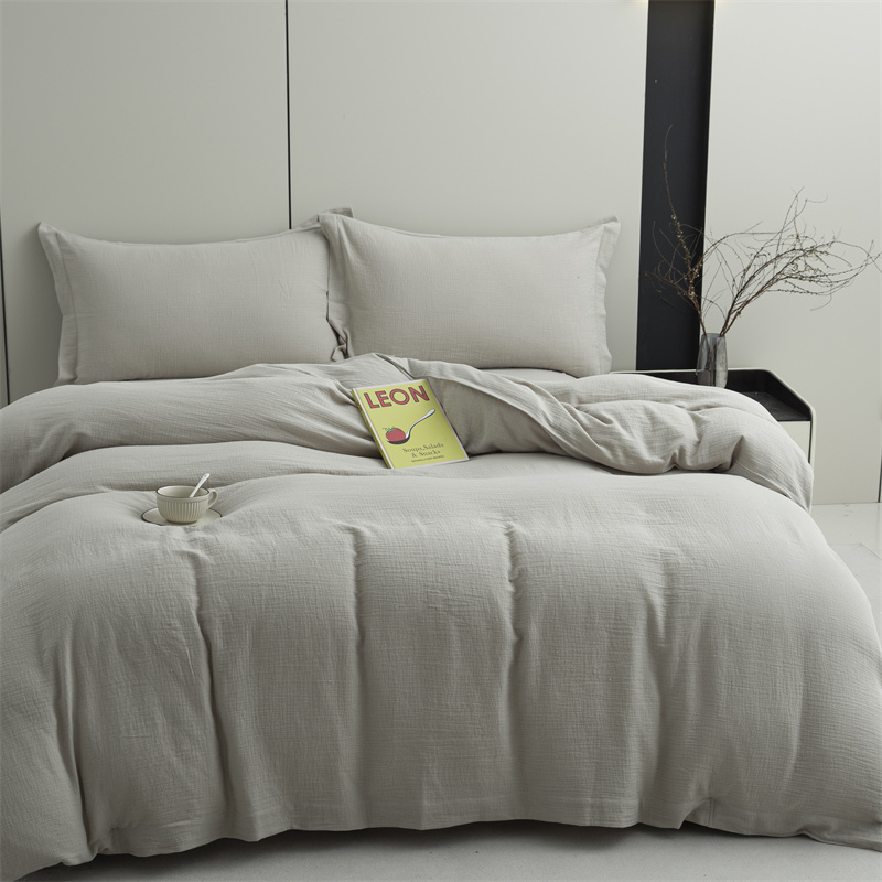 Dvojvrstvová gáza zo 100 % bavlnenej tkaniny Super mäkká posteľná bielizeň Dvojvrstvová gáza zo 100 % bavlnenej tkaniny Super mäkká posteľná bielizeň