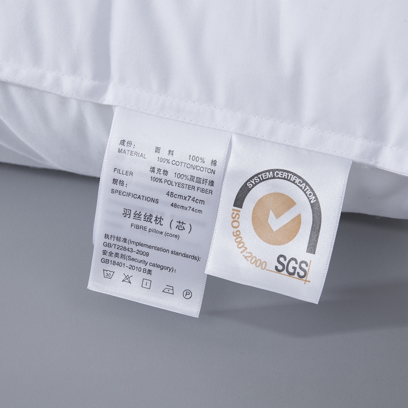 Polyester Silence Fabric Výplňový vankúš z mikrovlákna do hotela Polyester Silence Fabric Výplňový vankúš z mikrovlákna do hotela